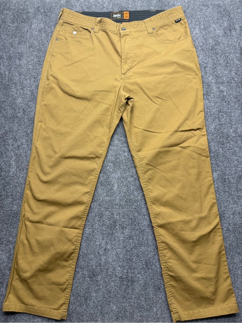 Howler Brothers Mens 40 Frontside 5-Pocket Pants in the Tobacco Tan colorway